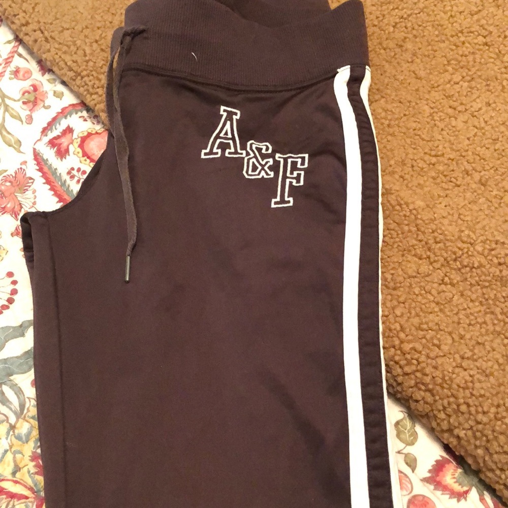 Vintage lightly worn A and F track pants circa 2002